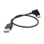 30cm USB to USB-C / Type-C Right Angle Data Connector Cable for DJI SPARK / MAVIC PRO / Phantom 3 & 4 / Inspire 1 & 2, USB to USB-C / Type-C