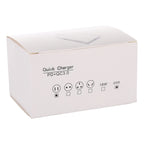 24W PD + QC3.0 Fast Charger Power Adapter Plug Adapter US Plug, 24W US Plug