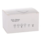 24W PD + QC3.0 Fast Charger Power Adapter Plug Adapter UK Plug, 24W UK Plug
