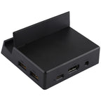 V105 USB-C / Type-C to USB 2.0 x 3 + USB-C / Type-C + HDMI + Audio Port + SD / TF Card Reader Multi-function Phone Stand HUB Docking Station