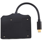 V178B USB-C / Type-C to USB 3.0 x 3 + USB-C / Type-C + HDMI + Audio Port + SD / TF Card Reader Multi-function HUB Adapter
