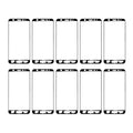 For Galaxy J7 Prime / G610 10pcs Front Housing Adhesive, For Samsung Galaxy J7 Prime