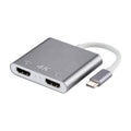 4K Ultra HD Dual HDMI Interface Output to USB-C / Type-C Adapter, 9175B