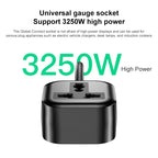 Yesido MC28 UK Plug to Universal Power Plug Extension Cable, Length: 2m, Length: 2m