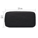 Multi-functional Headphone Charger Data Cable Storage Bag Power Pack, Size: L, 23 x 11.5 x 5.5cm