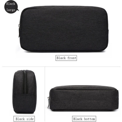 Multi-functional Headphone Charger Data Cable Storage Bag Power Pack, Size: L, 23 x 11.5 x 5.5cm