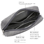 Multi-functional Headphone Charger Data Cable Storage Bag Power Pack, Size: S, 17 x 11.5 x 5.5cm