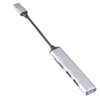 5 in 1 USB 3.0 to SD / TF Card Slot + 3 USB 3.0 Ports Multifunctional Docking Station HUB, USB 3.0