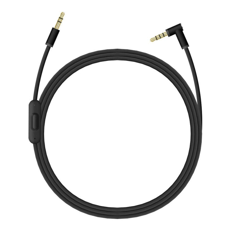 ZS0087 3.5mm Male to Male Earphone Cable with Mic & Wire-controlled, Cable Length: 1.4m