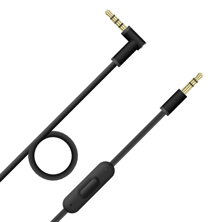 ZS0087 3.5mm Male to Male Earphone Cable with Mic & Wire-controlled, Cable Length: 1.4m
