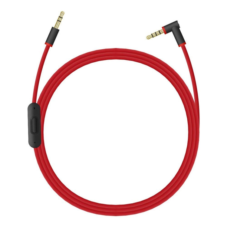 ZS0087 3.5mm Male to Male Earphone Cable with Mic & Wire-controlled, Cable Length: 1.4m