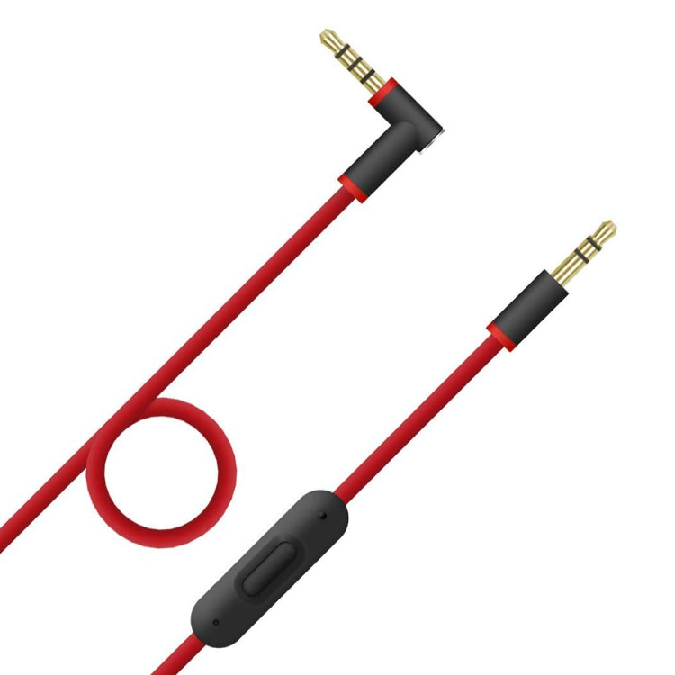 ZS0087 3.5mm Male to Male Earphone Cable with Mic & Wire-controlled, Cable Length: 1.4m