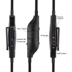 ZS0195 For Logitech G633 / G635 / G933 / G935 3.5mm Gaming Headset Audio Cable, Cable Length: 1.5m, For Logitech G633 1.5m