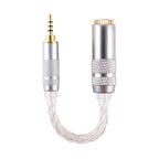 ZS0021 2.5mm Male to 4.4mm Female Balance Adapter Cable, 2.5mm Male to 4.4mm Female