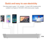 LDNIO SC3301 3 x USB Ports Travel Home Office Socket, Cable Length: 1.6m, US Plug, SAS8610AUS, SAS8610BUS, SAS8610EU, SAS8610UK