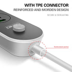 LDNIO SC3301 3 x USB Ports Travel Home Office Socket, Cable Length: 1.6m, US Plug, SAS8610AUS, SAS8610BUS, SAS8610EU, SAS8610UK
