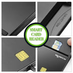 ROCKETEK SCR1-C CAC ID SIM Chip Smart Card Reader, SCR1-C