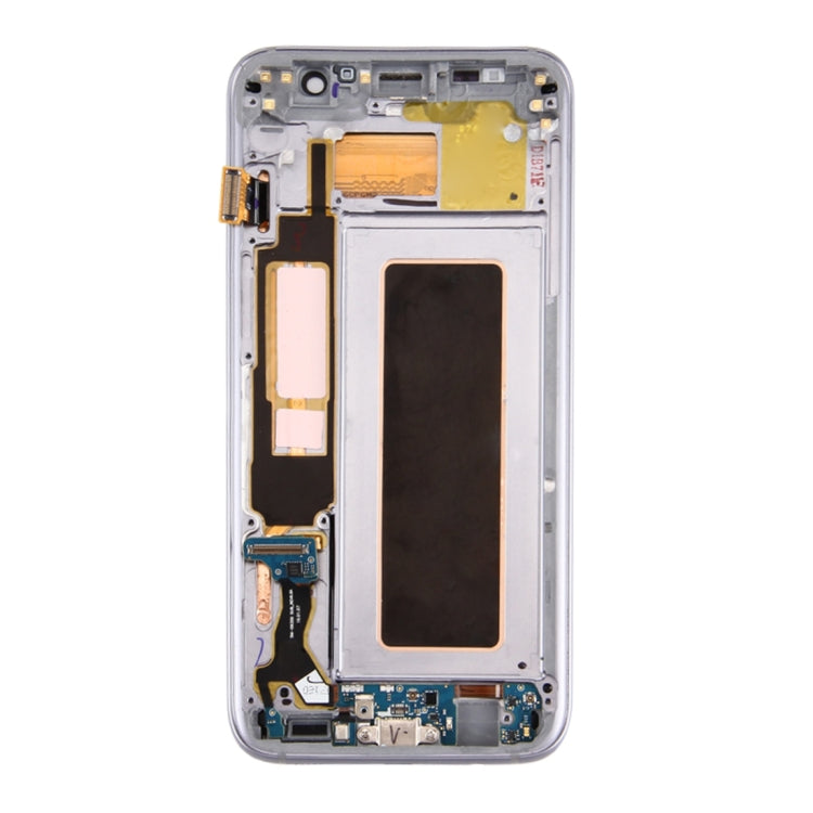 Original LCD Screen and Digitizer Full Assembly with Frame & Charging Port Board & Volume Button & Power Button for Galaxy S7 Edge / G9350, For Samsung Galaxy S7 Edge / G9350, For Galaxy S7 Edge / G9350 (Frame), For Galaxy S7 Edge /G9350