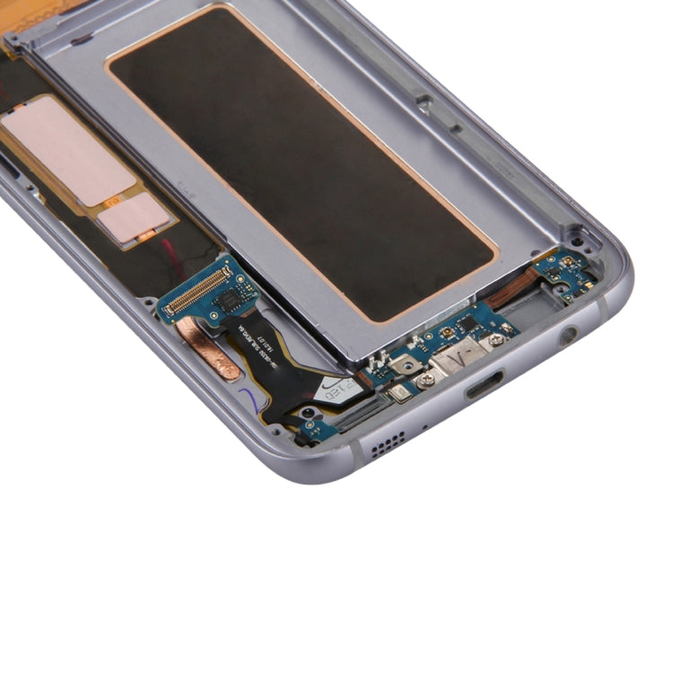 Original LCD Screen and Digitizer Full Assembly with Frame & Charging Port Board & Volume Button & Power Button for Galaxy S7 Edge / G9350, For Samsung Galaxy S7 Edge / G9350, For Galaxy S7 Edge / G9350 (Frame), For Galaxy S7 Edge /G9350