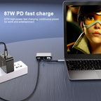4 in 1 Multifunction USB-C / Type-C to PD USB-C / Type-C +USB 3.0+Dual HDMI HUB Docking Station