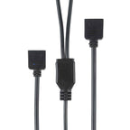 3 Pin 5V 1 to 2 Motherboard AURA RGB PC Cooling Extension Cable for Asus, 1 to 2