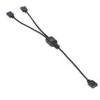 3 Pin 5V 1 to 2 Motherboard AURA RGB PC Cooling Extension Cable for Asus, 1 to 2