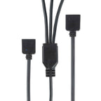 3 Pin 5V 1 to 3 Motherboard AURA RGB PC Cooling Extension Cable for Asus, 1 to 3