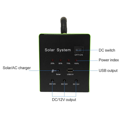 SG20W-AC100 20W Household High Power Solar Power Generation System, 20W