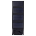 7W Monocrystalline Silicon Foldable Solar Panel Outdoor Charger with 5V Dual USB Ports, 7W