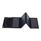 7W Monocrystalline Silicon Foldable Solar Panel Outdoor Charger with 5V Dual USB Ports, 7W