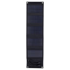 10W Monocrystalline Silicon Foldable Solar Panel Outdoor Charger with 5V Dual USB Ports, 10W