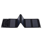 10W Monocrystalline Silicon Foldable Solar Panel Outdoor Charger with 5V Dual USB Ports, 10W