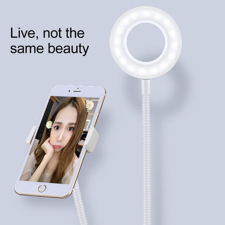 for Studio Recording, Live Broadcast, Live Show, KTV, etc., Microphone Clip+Phone Holder（White）