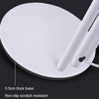 for Studio Recording, Live Broadcast, Live Show, KTV, etc., Microphone Clip+Phone Holder（White）