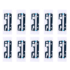 10 PCS for Sony Xperia XA Top & Bottom Front Housing Adhesive, For Sony Xperia XA