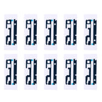 10 PCS for Sony Xperia XA Top & Bottom Front Housing Adhesive, For Sony Xperia XA