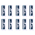 10 PCS for Sony Xperia XA Ultra / C6 Top & Bottom Front Housing Adhesive, For Xperia XA Ultra Front