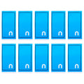 10 PCS for Sony Xperia X Compact / X Mini Rear Housing Cover Adhesive, For Sony Xperia X Compact