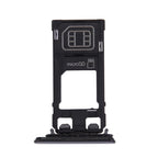 SIM Card Tray + Micro SD Card Tray for Sony Xperia XZ (Single SIM Version), For Xperia XZ Single SIM Black, For XZ Single SIM