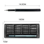 25 in 1 Screwdriver Set Magnetic Repair Tools, Plastic Handle, 25 in 1