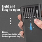 25 in 1 Screwdriver Set Magnetic Repair Tools, Plastic Handle, 25 in 1