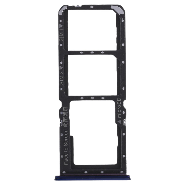 For OPPO K1 2 x SIM Card Tray + Micro SD Card Tray, For OPPO K1