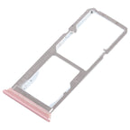 For Vivo Y75 2 x SIM Card Tray + Micro SD Card Tray, For Vivo Y75