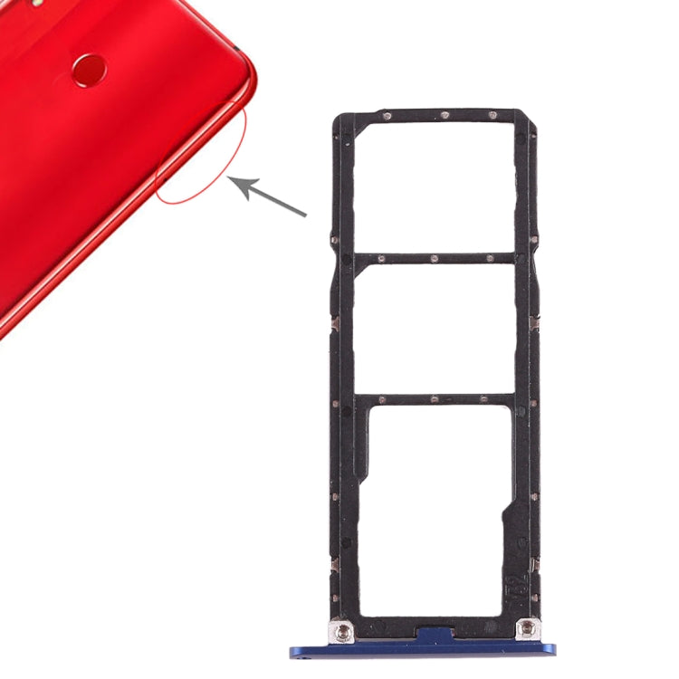 2 x SIM Card Tray / Micro SD Card Tray for Huawei Honor 8X Max, For Huawei Honor 8X Max