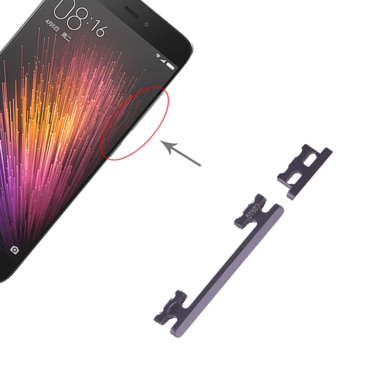Power Button and Volume Control Button for Xiaomi Mi 5, For Xiaomi Mi 5