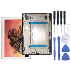 LCD Screen and Digitizer Full Assembly with Frame for Lenovo TAB4 Plus TB-X704 / TB-X704L, For Lenovo Tab4 Plus