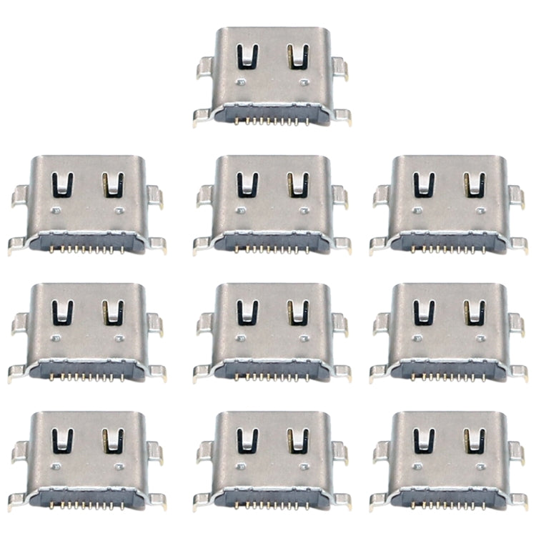 10 PCS Charging Port Connector for Motorola Moto M XT1662, For Moto M