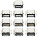 10 PCS Charging Port Connector for Motorola Moto Z XT1650 XT1635, For Moto Z