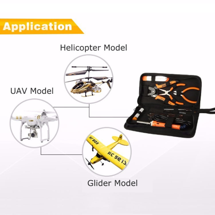 JAKEMY JM-P14 Welding Repair Tools Set Toolbox Bag Wire Stripper Pliers Screwdriver, US Plug, JM-P14