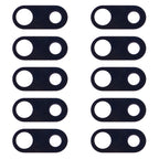 10 PCS Back Camera Lens for LG V30 H930 H933, For LG V30 (Black), For LG V30 (Silver)